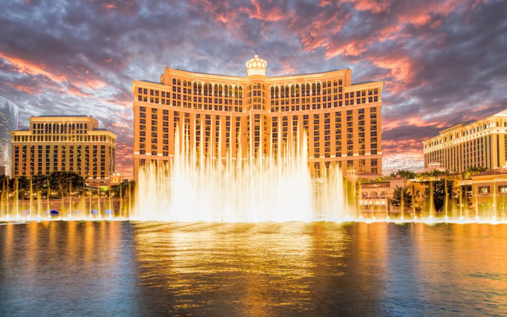 Bellagio Hotel, Fountains, Las Vegas, Nevada widescreen wallpapers