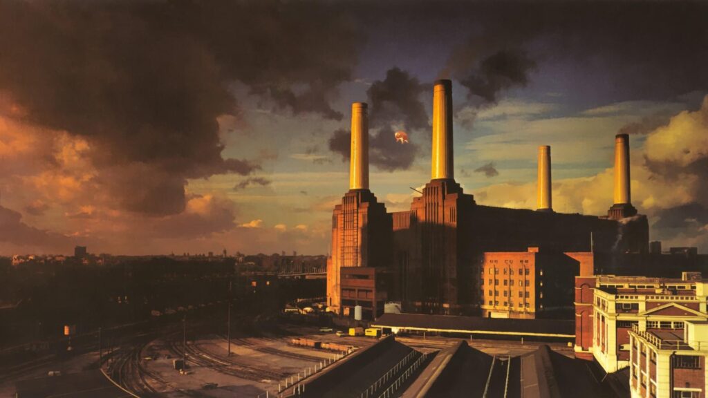 Music, Pink Floyd, animals, psychedelic, album covers, Pink Floyd