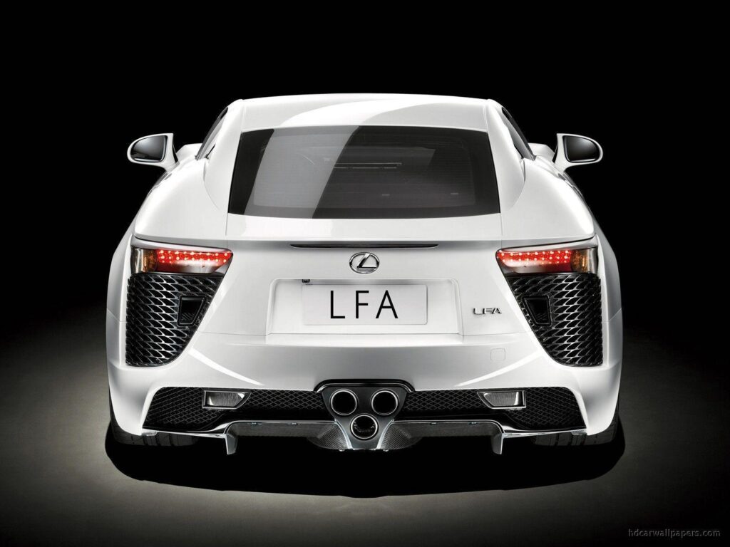 Lexus LFA Rear Wallpapers