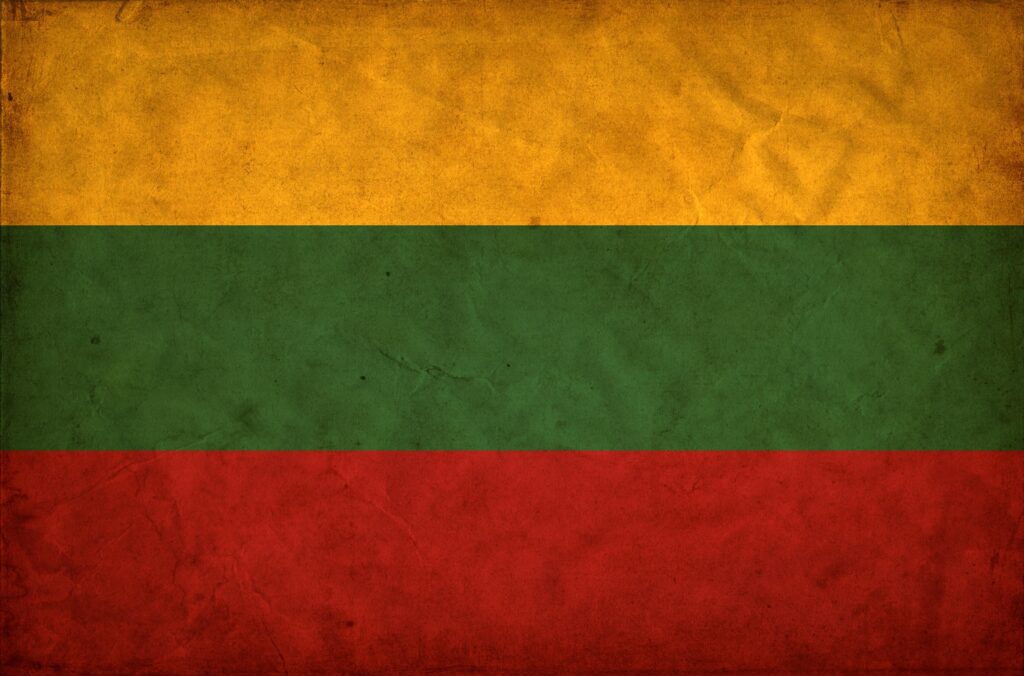 Free photo Lithuania Grunge Flag