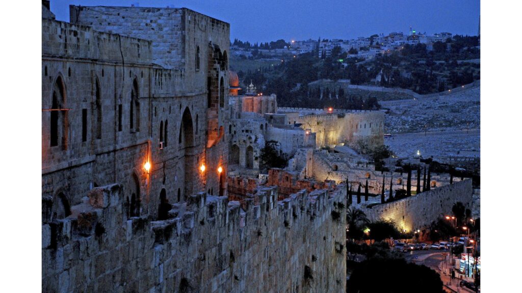 Night View K Jerusalem Israel Wallpapers