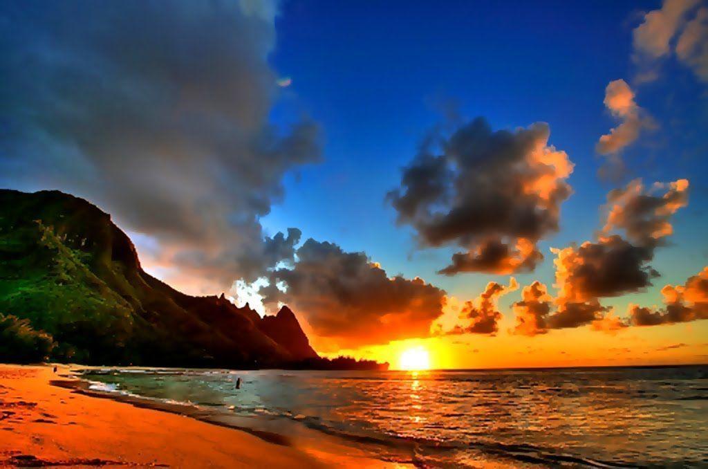 Hawaii Beach Sunset Wallpapers
