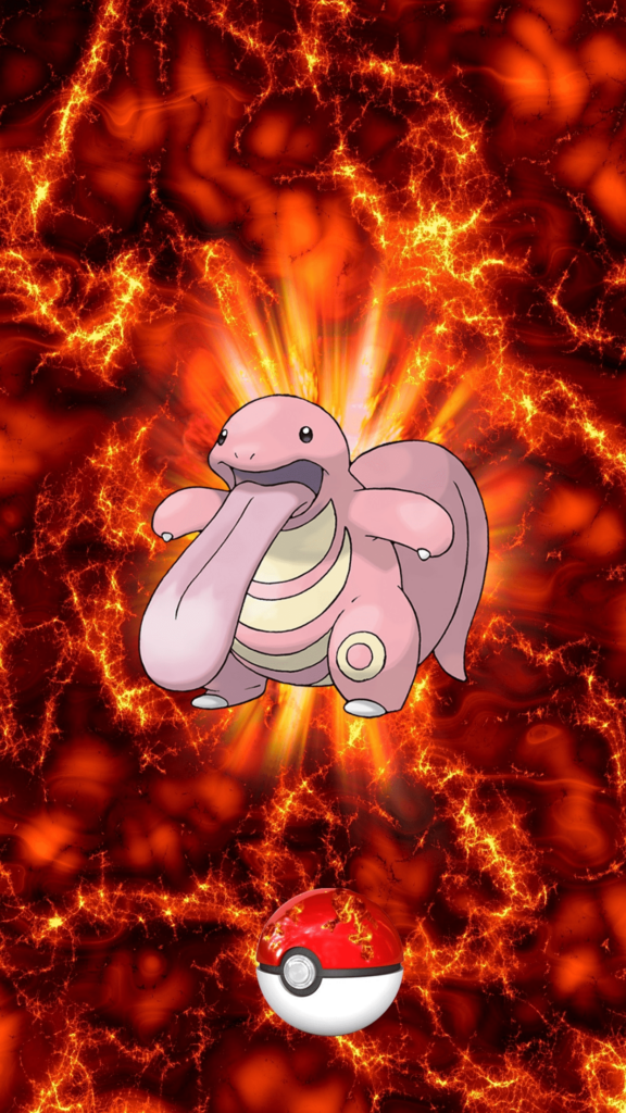 Fire Pokeball Lickitung Beroringa Egg