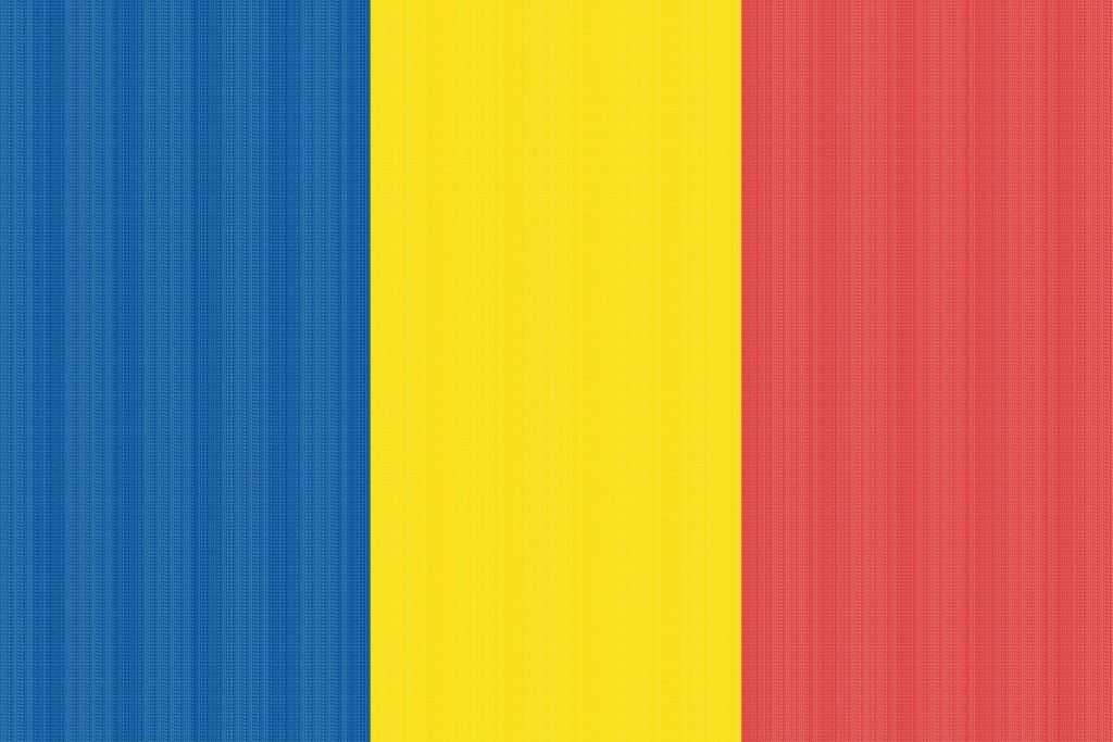 Romania Flag Typography by GELO