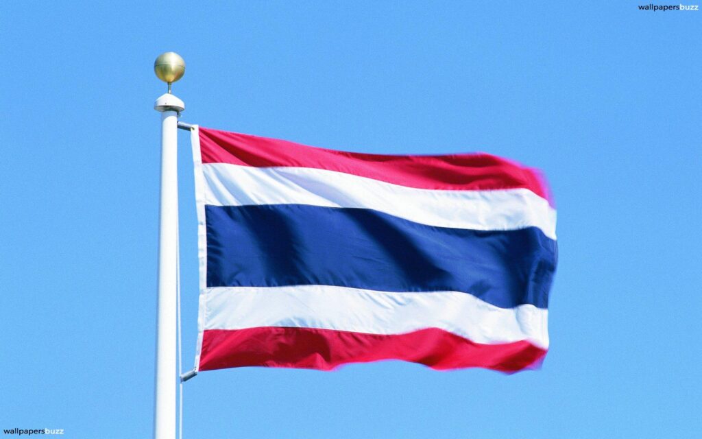 The flag of Thailand 2K Wallpapers