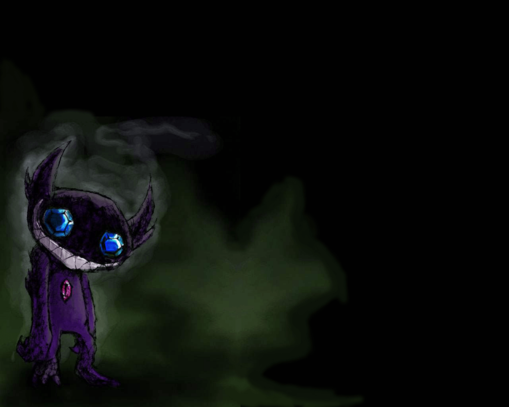 I made a wallpapers version of a awesome Sableye picture pokemon