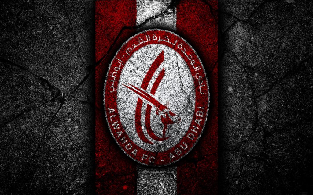 Download wallpapers k, Al Wahda FC, emblem, UAE League, soccer