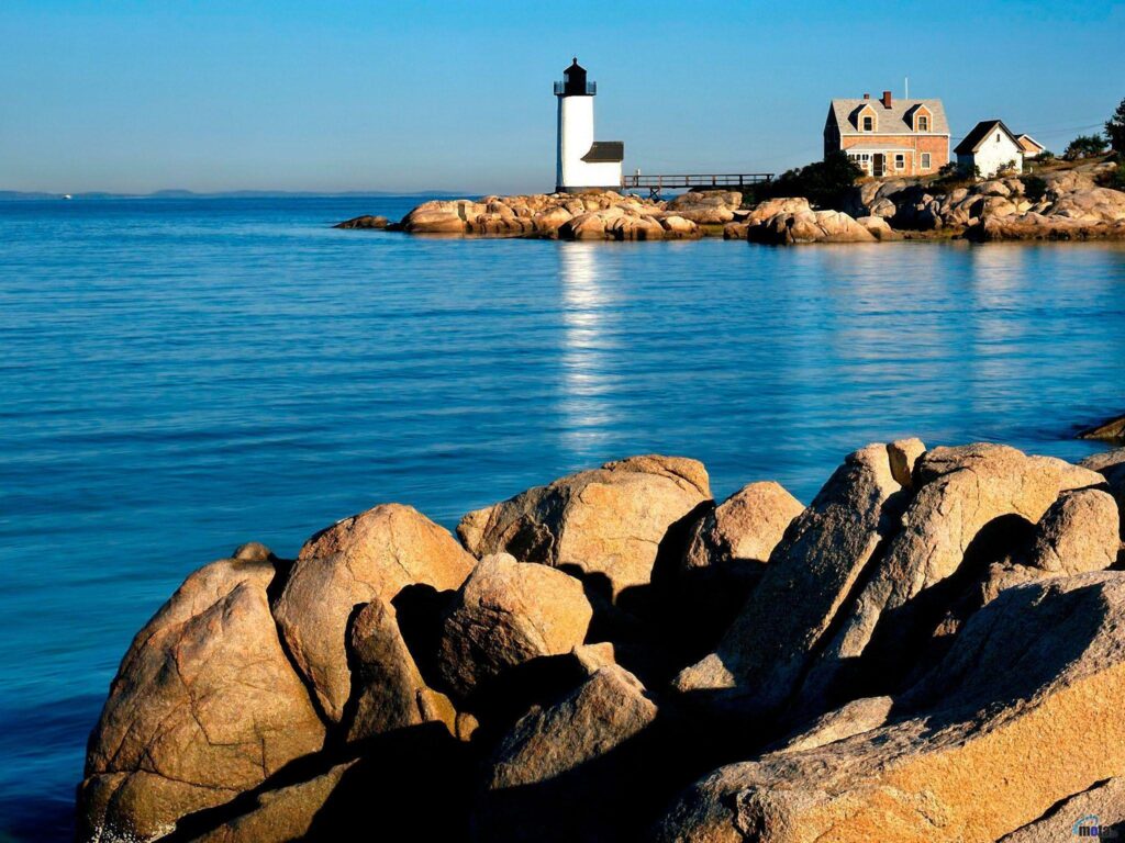 Download Wallpapers sea usa lighthouse massachusetts,