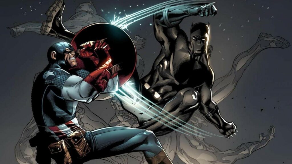 Ironman Captain America Civil War Black Panther Wallpapers