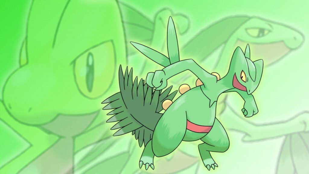 Treecko, Grovyle, and Sceptile Wallpapers by Glench