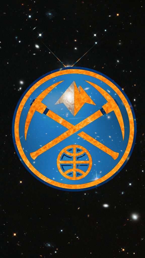 Denver Nuggets logo I made using Hubble space Wallpaper denvernuggets