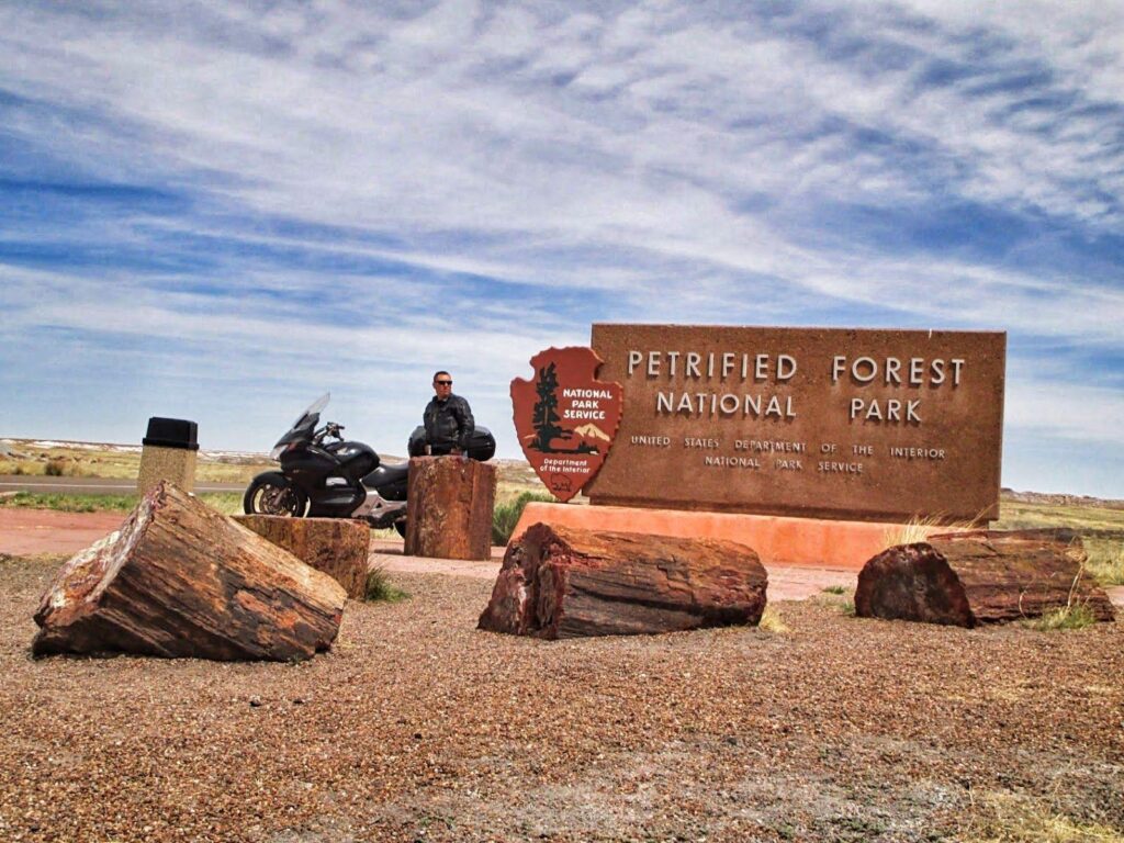 Petrified Forest National Park by Motorcycle, Day – Motorcycle