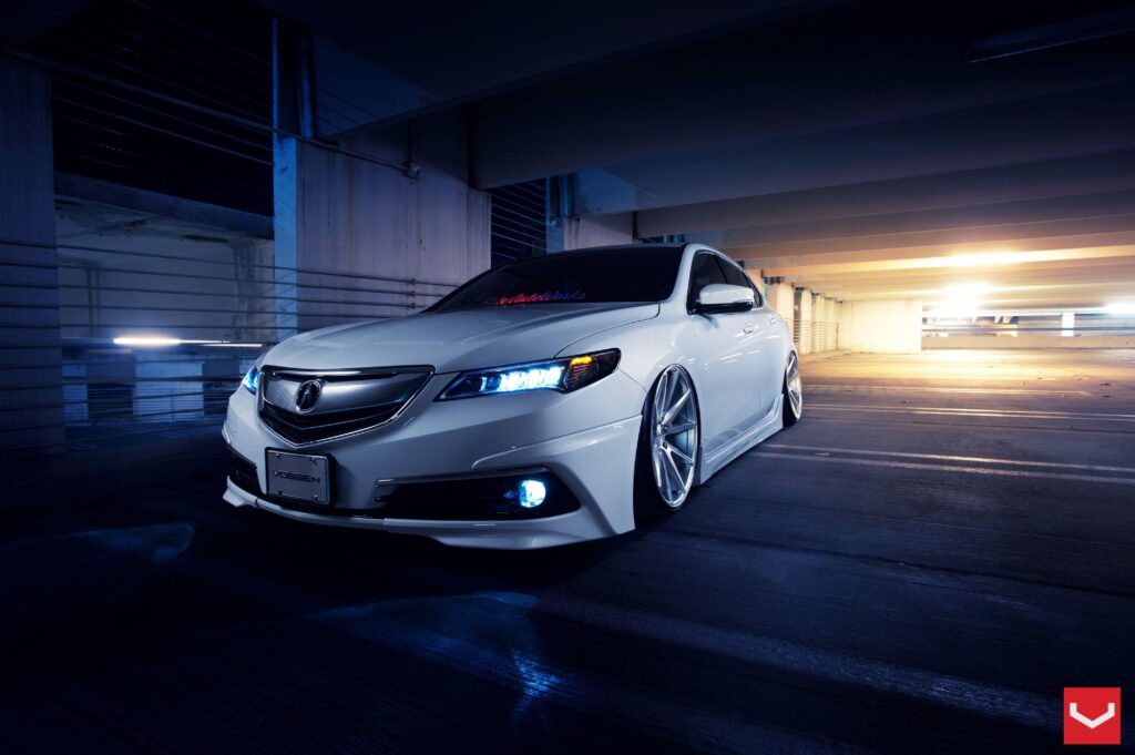 Acura TLX vossen wheels tuning cars wallpapers