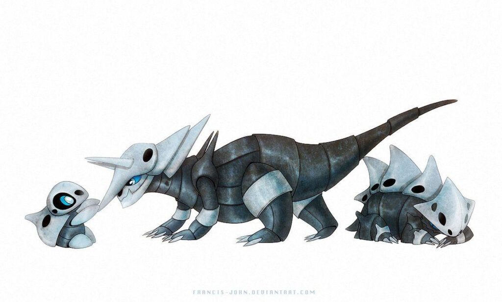 Aggron, Lairon and Aron by francis