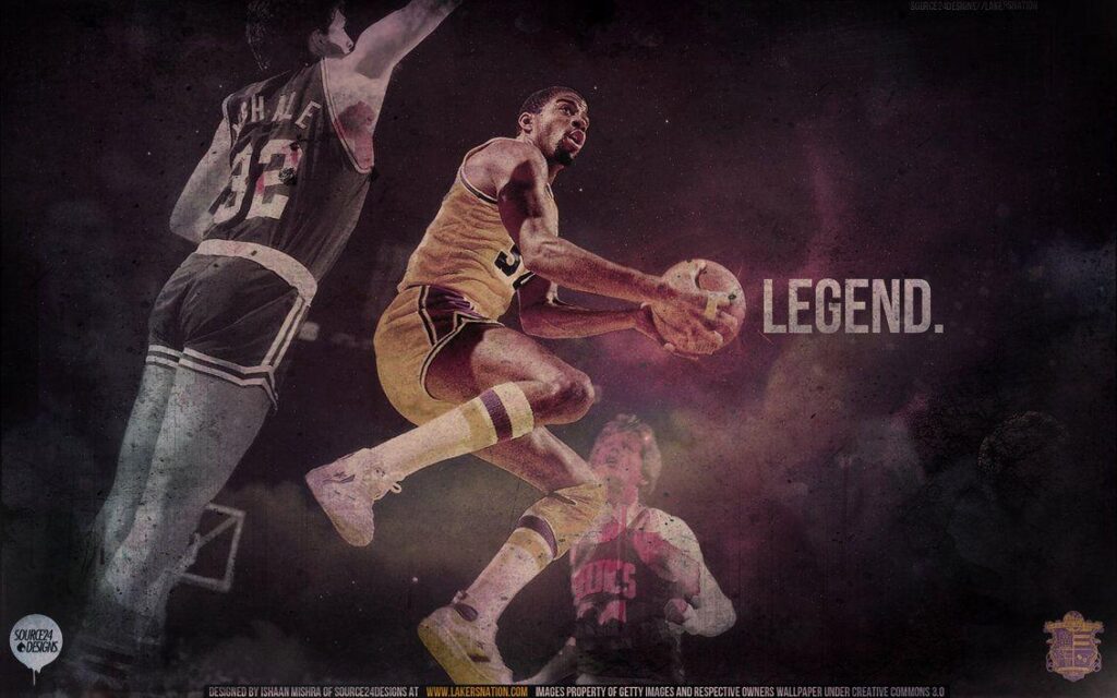 Magic Johnson Legend Wallpapers by IshaanMishra