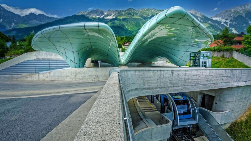 Wallpapers Austria, Innsbruck, Hungerburgbahn, funicular, station