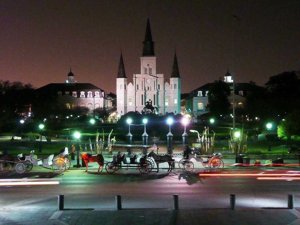 New Orleans City At Night