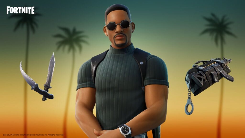 Fortnite Adds Will Smith’s Mike Lowrey Character From Bad Boys