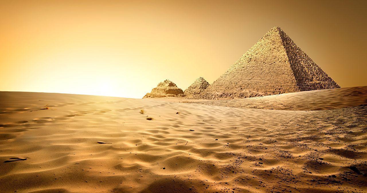 Egypt Cairo Nature Desert Sand Pyramid