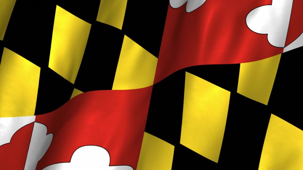 Maryland Flag Wallpapers Waving 2K Desk 4K Wallpaper, Instagram photo