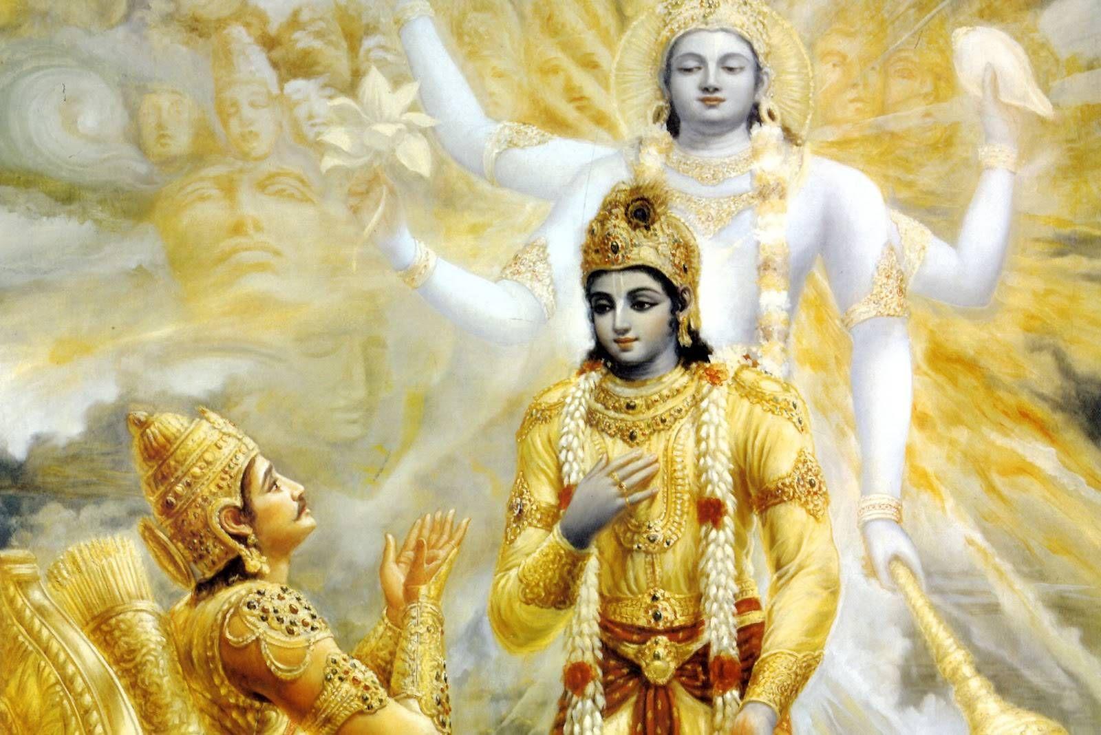 Lord Krishna Arjuna Wallpapers