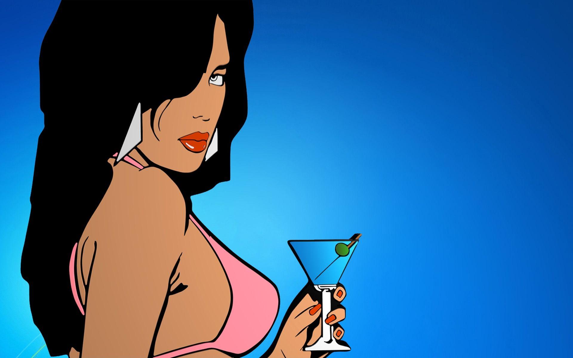 Grand Theft Auto Vice City Girl wallpapers