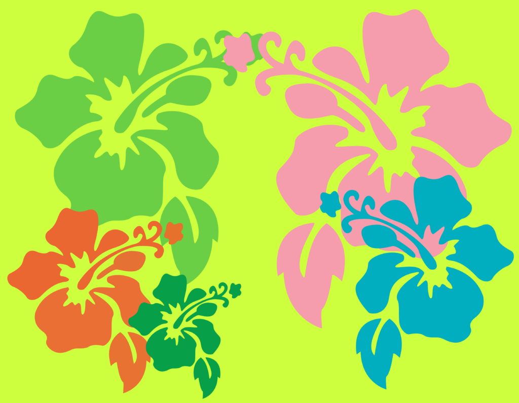 Hawaiian Flower Wallpapers by dtgraphicsandprints