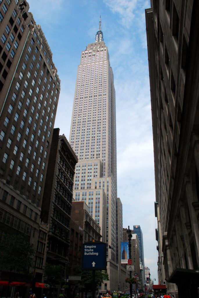 New york city manhattan empire state building wallpapers