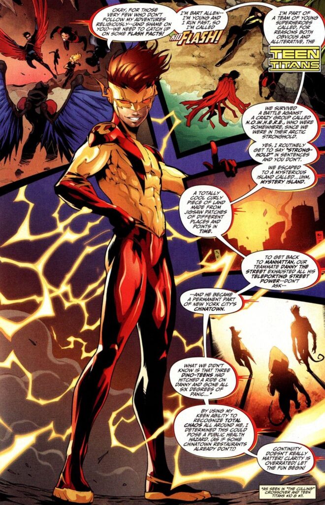 Bart Allen returns as Kid Flash in the New ! YES!
