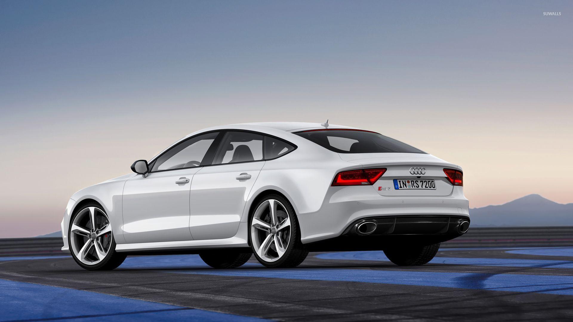 Back view of a Audi RS Sportback wallpapers