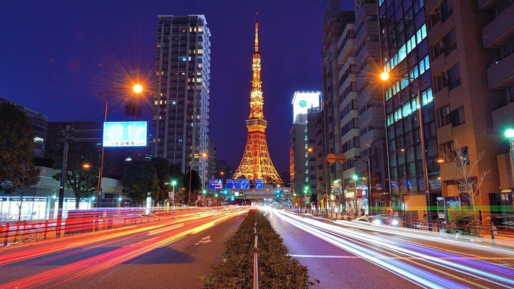 Tokyo Tower Cityscapes Wallpapers 2K Wallpapers