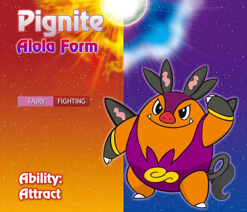 Alolan Pignite by Nintendo