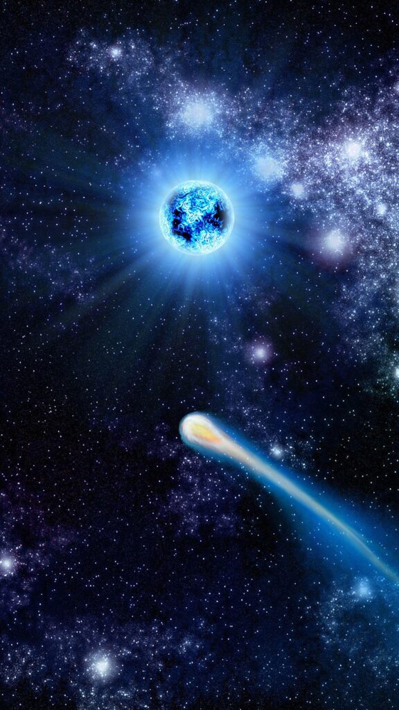 Comet across space Nexus Wallpapers, Nexus wallpapers and