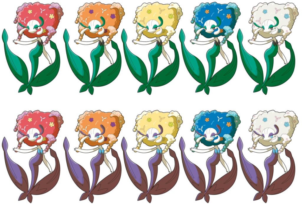 All Florges Colors by GeneralGibby
