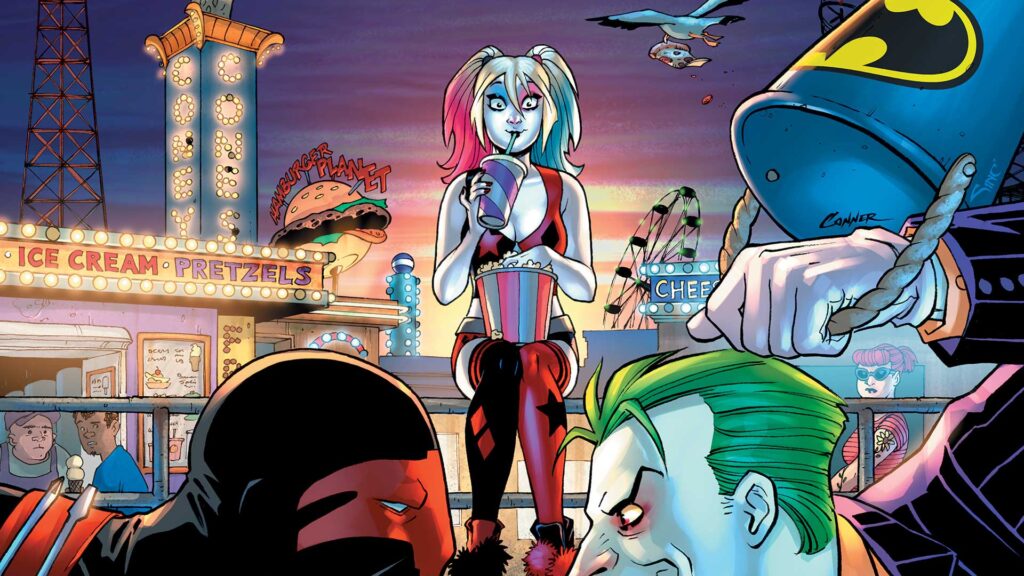 Joker And Red Tool Put Up Their Dukes In Harley Quinn