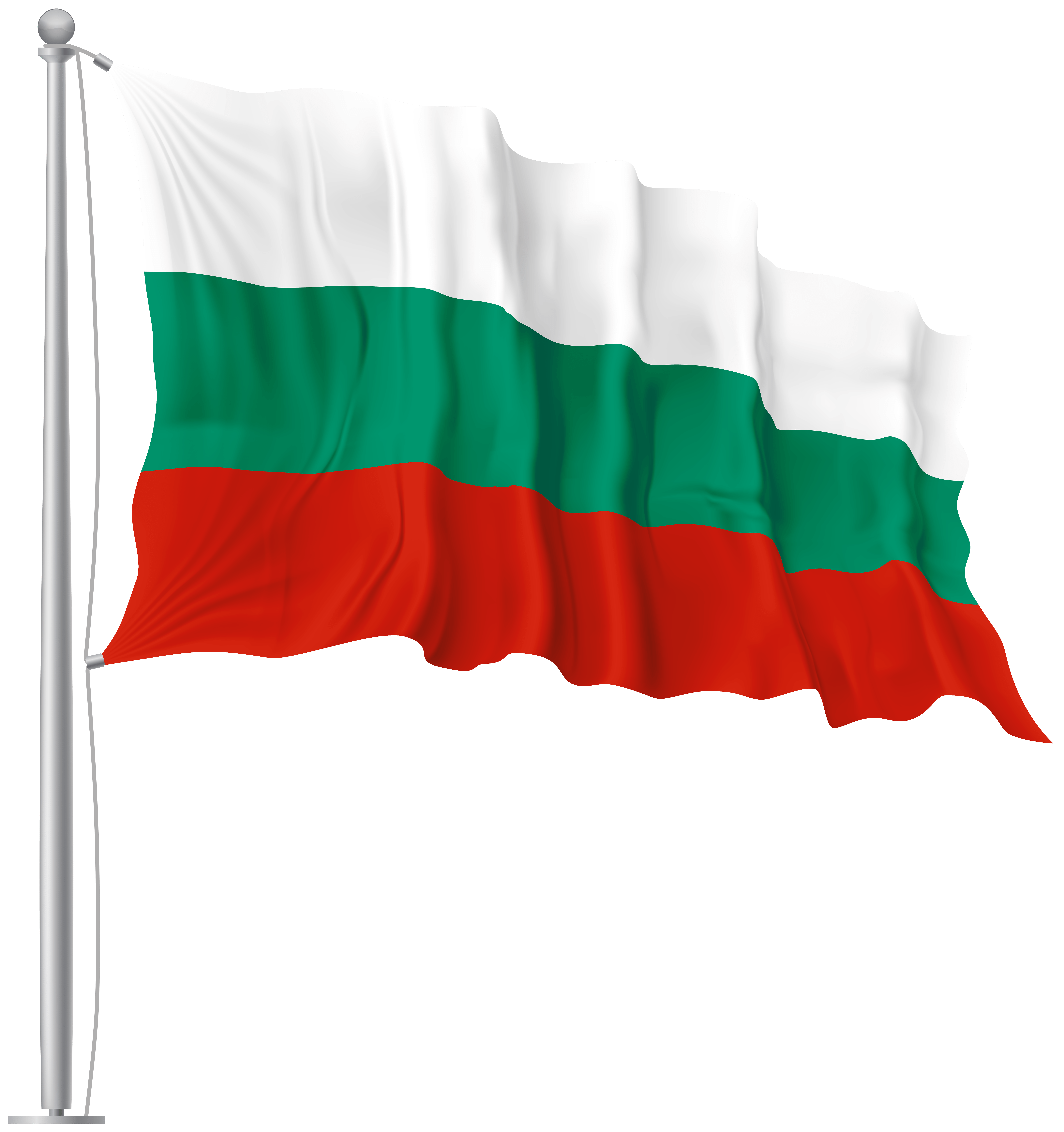 Bulgaria Waving Flag Wallpaper Wallpaper