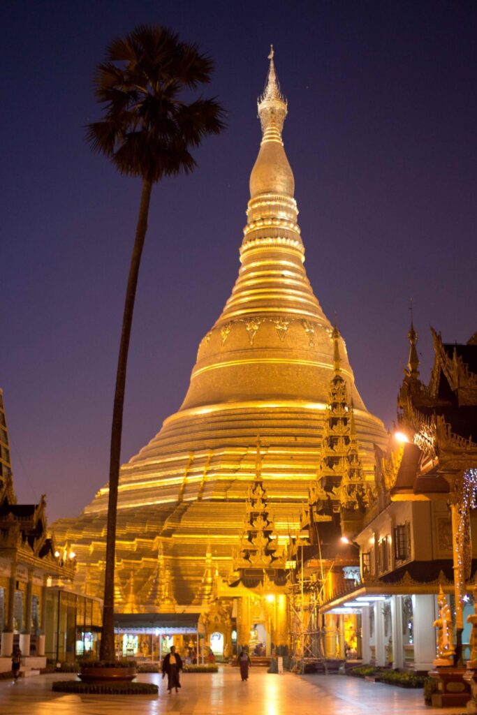 Incredible Night View Wallpaper And Photos Of Shwedagon Pagoda, Myanmar
