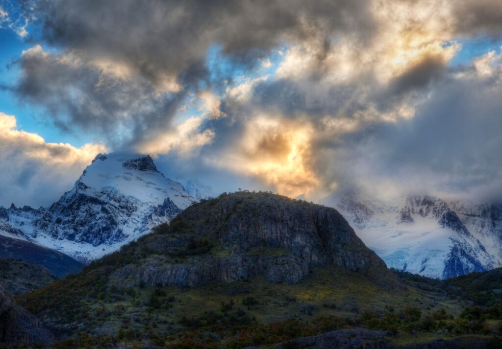 Wallpapers Argentina Nature Mountains Sky Snow Clouds