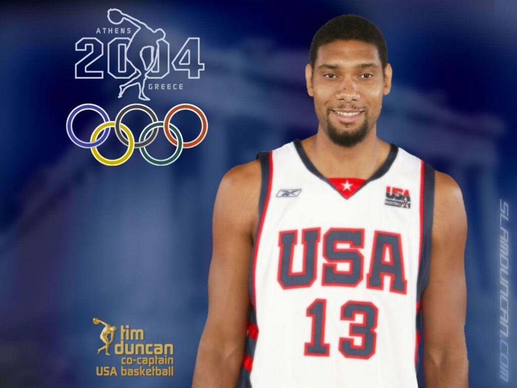 Tim Duncan Olympics USA Team Wallpapers