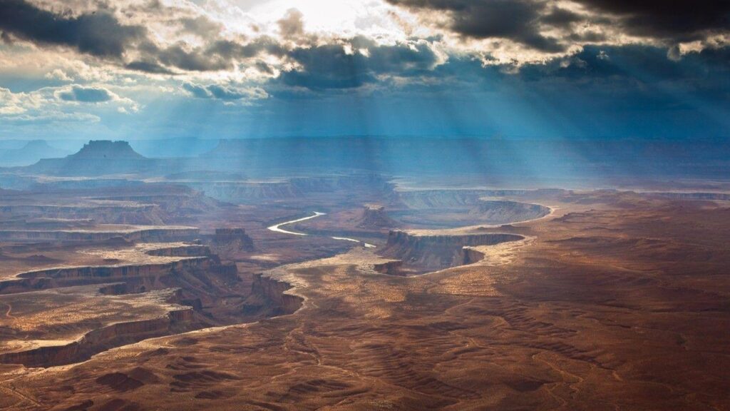 Canyonlands National Park Rivers Sunlight Utah