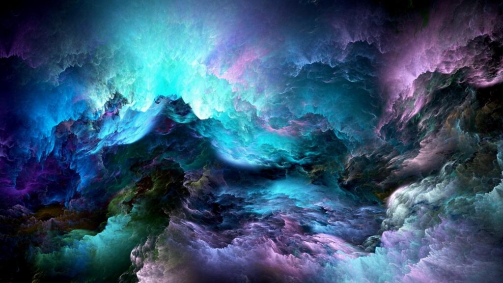 Abstract Colorful Clouds x HDTV Wallpapers