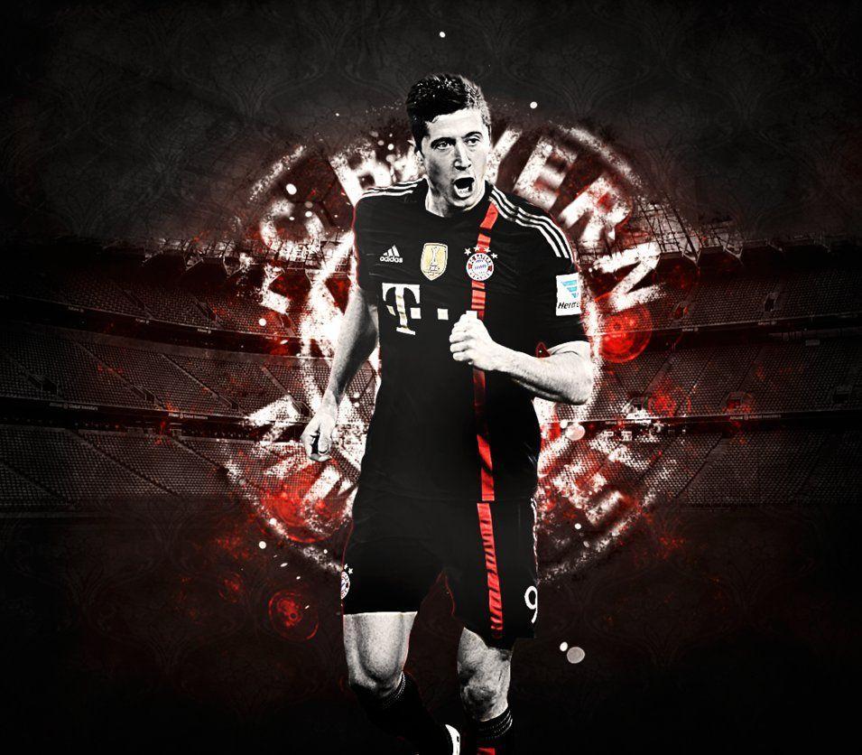 Robert Lewandowski wallpapers 2K desk 4K • iPhones Wallpapers