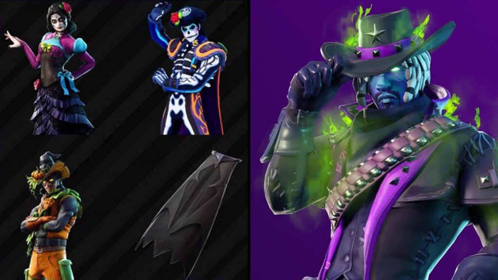 Leaked skins and cosmetics found in Fortnite V files