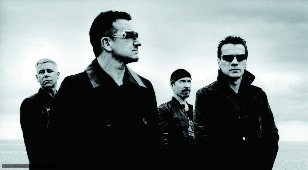Download wallpapers group, rock, Bono, Hewson free desktop