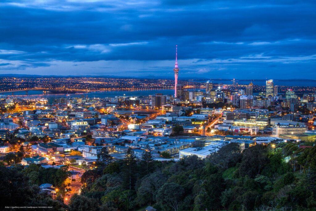 Download wallpapers Auckland, New Zealand, city free desktop