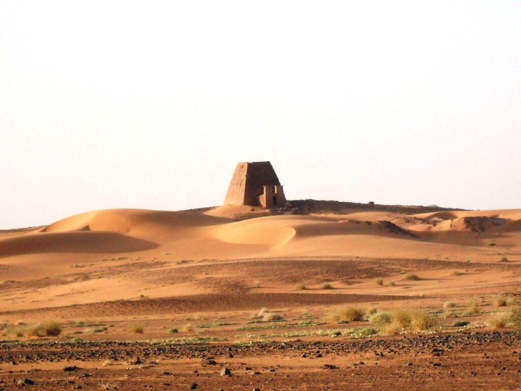 Alien in Sudan Bajrawia,Meroe,Northern Sudan