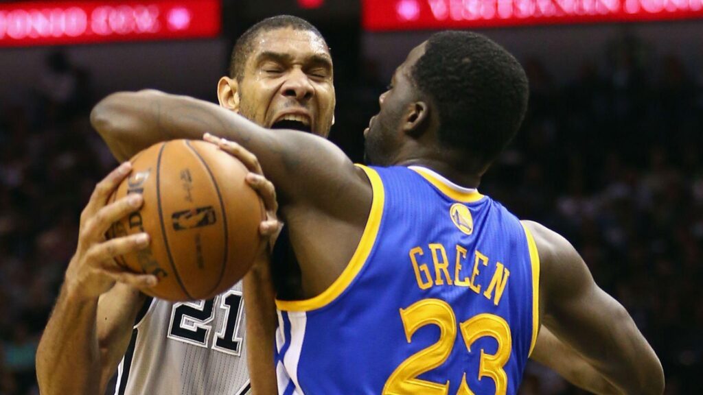 Draymond Green talked trash to Tim Duncan once