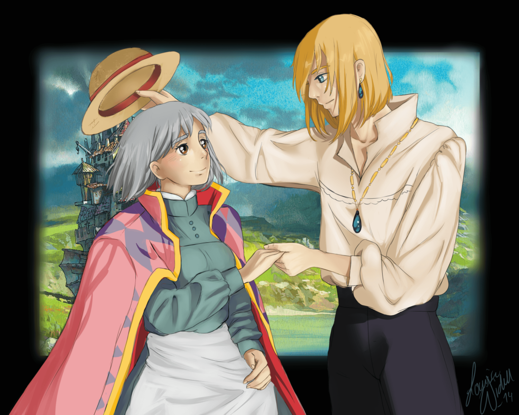 Howl’s Moving Castle Wallpaper Sophie and Howl 2K wallpapers and