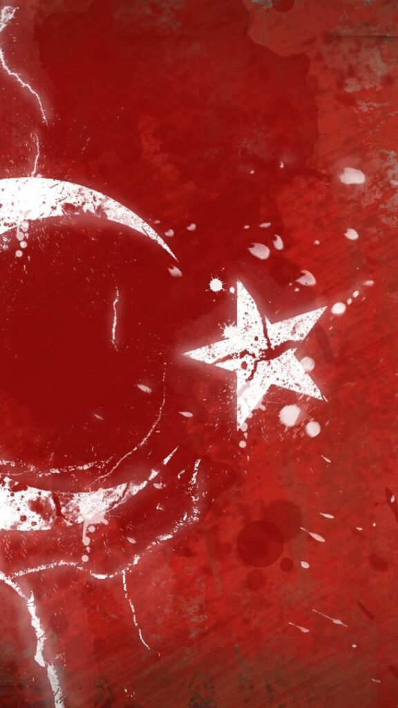 Political digital art turkish flag wallpapers