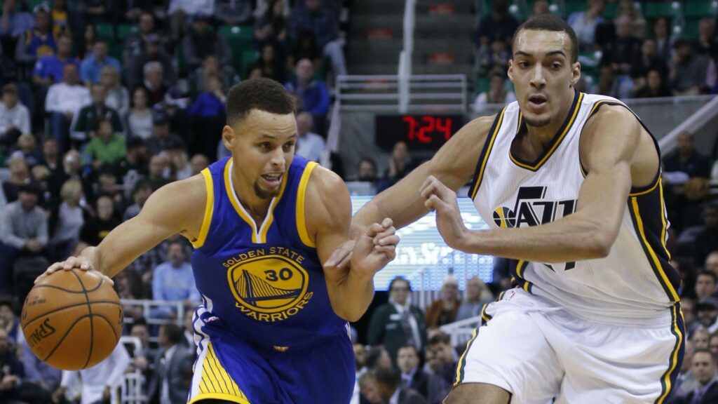 NBA playoffs Rising Jazz, mighty Warriors square off in